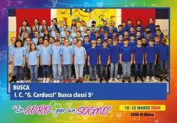 Il coro delle classi quinta di Busca